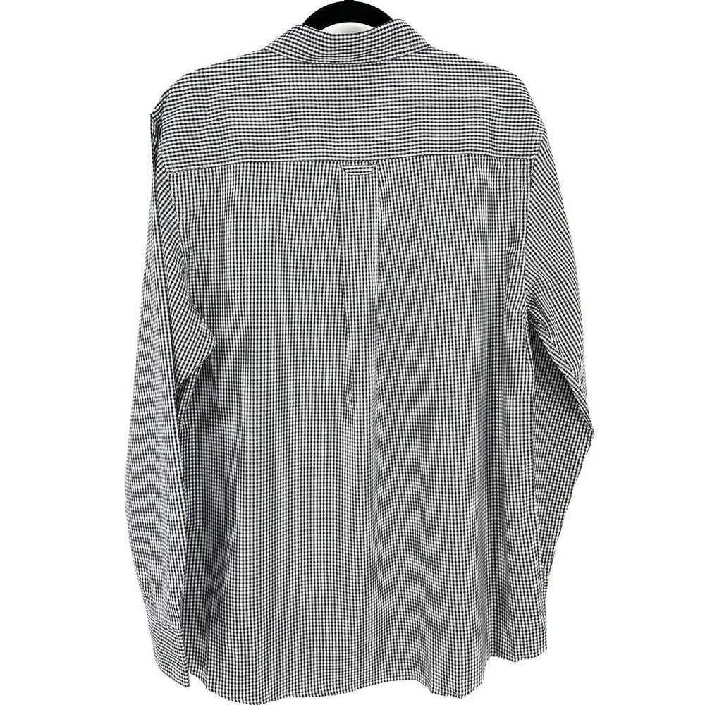 Haggar Wrinkle Resistant Shirt Men's Large Button Lightweight Long Sleeve $56 - Picture 6 of 9